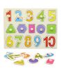 iShopping - Planet X Wooden Shapes and Numbers Puzzle Board (PX-11919)