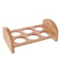 iShopping - Premier Home 6 Hole Rubberwood Egg Rack (1103972)