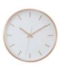 iShopping - Premier Home Elko Large 3D Effect Copper Hued Wall Clock (2201088)