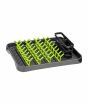 iShopping - Premier Home Grey And Lime Green Dish Drainer (806568)