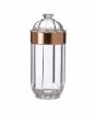 iShopping - Premier Home Large Rose Gold Acrylic Canister (1601671)