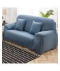 Rainbow Linen Jersey Sofa Cover 4 Seater Light Blue