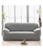 Rainbow Linen Jersey Sofa Cover 1 Seater Light Gray