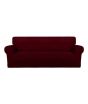 Rainbow Linen Jersey Sofa Cover 2 Seater Red