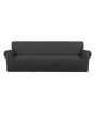 Rainbow Linen Jersey Sofa Cover 3 Seater Dark Gray