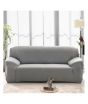 Rainbow Linen Jersey Sofa Cover 3 Seater Light Gray