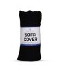 iShopping - Rainbow Linen Sofa Cover Black (4 Seater)