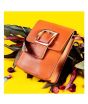 Rangoon Buckle Flip Bag For Women Brown