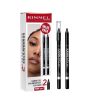 Rimmel London Scandaleyes Waterproof Kajal - Black 2pcs