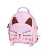 Rangoon Cat Face Mini Backpack For Women Light Pink