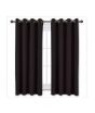 Sajid Zaib Velvet Jacquard Curtains 2 Pcs Brown