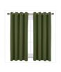 Sajid Zaib Velvet Jacquard Curtains 2 Pcs Olive