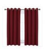 Sajid Zaib Velvet Jacquard Curtains 2 Pcs Red