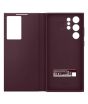 iShopping - Samsung S-View Flip Burgundy Cover For Galaxy S22 Ultra