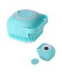 Sasti Market Silicone Bath Body Brush With Soap Dispenser