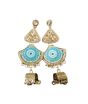 iShopping - Shaz Jewels Printed Design Jhumka (0010)