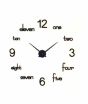 iShopping - Shopingent 3D Acrylic Wall Clock Black