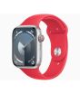 Apple Watch Series 9 Silver Aluminum Case With Sport Band