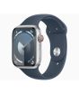 Apple Watch Series 9 Silver Aluminum Case With Sport Band