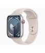 Apple Watch Series 9 Silver Aluminum Case With Sport Band