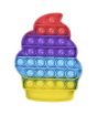 Singaar Collection Fidget Rainbow Cone Pop Bubble Toy