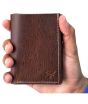 iShopping - Snug Haze Leather Wallet For Men Brown