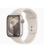 Apple Watch Series 9 Starlight Aluminum Case With Sport Band