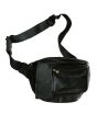 iShopping - The Emart Zipper Pockets Waist Bag Black