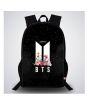 Traverse BTS Printed School Bag For Unisex Black (T343TWH)