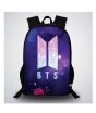 Traverse BTS Printed School Bag For Unisex Blue (T350TWH)