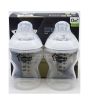 iShopping - Tommee Tippee Ctn 9oz Pp White Wide Neck Bottles Pack of 2 (TT 422112)