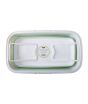 iShopping - Premier Home Collapsible Laundry Basket Green/White