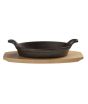 iShopping - Premier Home Hygge Oval Serving Dish on Wood Tray (408264)