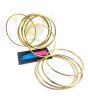 iShopping - Vero by Sania Plain Metal Bangles Copper (D-254) 12pcs