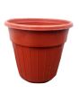 iShopping - VIP Deals Pots For Flower Plants Plastic Brown - Pack of 12