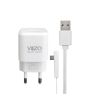 Vizo 1.5A Micro USB Fast Charger - White (VA1)