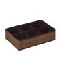 iShopping - Premier Home Kankyo 6 Sections Storage Box - Dark Brown (1901484)