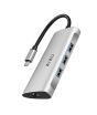 Wiwu Alpha 6 In 1 USB C Hub Grey (631str)