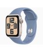 Apple Watch SE 2023 Starlight Aluminum Case With Sport Band