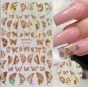 iShopping - Scenic Accessories Holographic Butterfly Nail Stickers - 1 Sheet