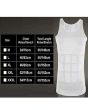 iShopping - Shop Zone Slim N Lift Vest For Men White-Medium