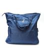 Shopya Multi Pocket Polyester Tote Shoulder Bag For Women Blue